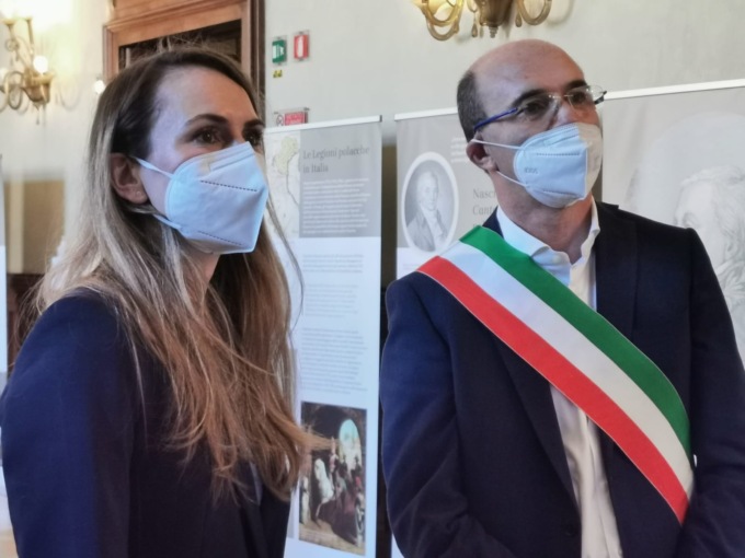 Reggio incontra la console polacca per celebrare il patriota Jòzef Wybicki (che inventò in Emilia l'inno nazionale polacco)