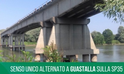Ponte sul Po: senso unico alternato a Guastalla