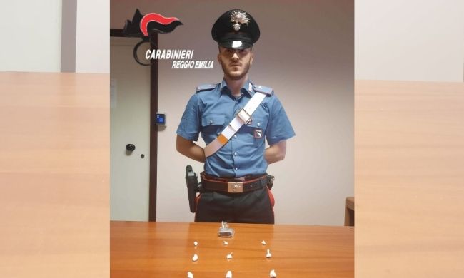 Boretto, 50 grammi di cocaina in casa: arrestato spacciatore