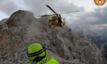 Civago, alpinista cade nel vuoto e resta sospesa durante la scalata della Ferrata Monte Penna