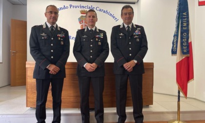 Cambio al comando del reparto operativo dei Carabinieri di Reggio Emilia