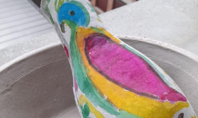 L’artista Sergio Rabitti “disegna” la lungodegenza del Magati di Scandiano