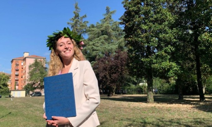 Prima laureata del  corso “Media Education per le Discipline Letterarie e l’Editoria”