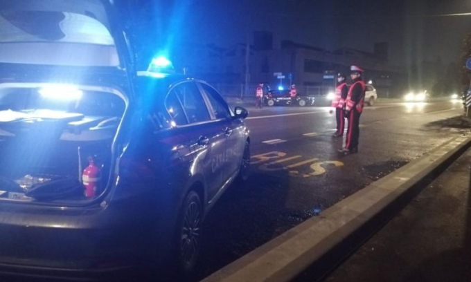 Controlli lungo le strade principali della città