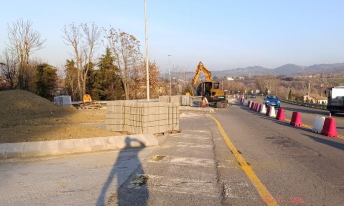 Castellarano, la nuova rotatoria già percorribile dal 16 febbraio