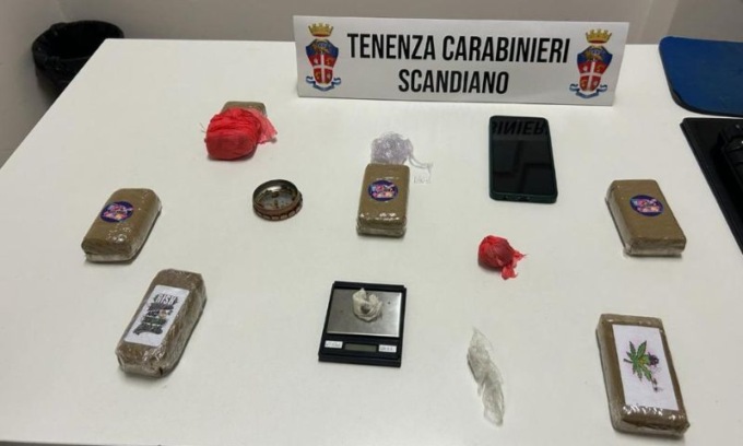 Nel fresco della cantina teneva sei panetti di hashish: arrestato un ventenne dai Carabinieri