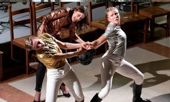 Aterballetto in versione site specific de “il combattimento di Tancredi e Clorinda”