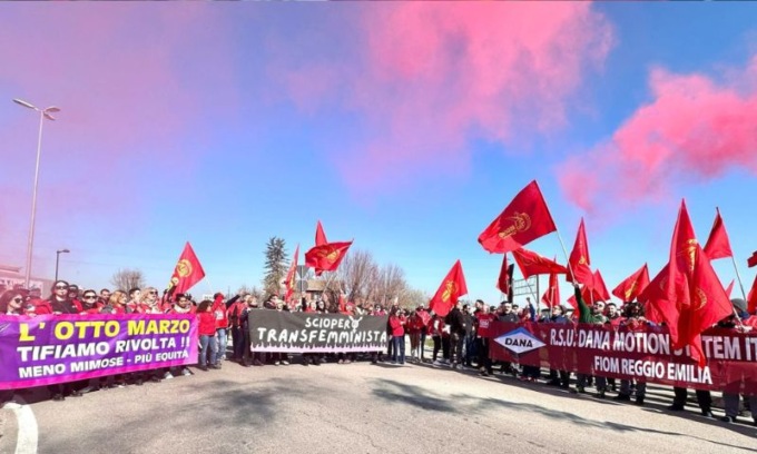Reggio si “ferma” con lo sciopero dei metalmeccanici