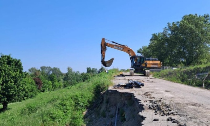 Alluvione, via ai lavori sulla Sp40 tra Castelnovo e Cadelbosco