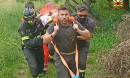 Recuperato da una zona impervia un ottantenne: ricoverato in Ospedale