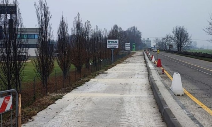 Al via i lavori per la realizzazione dell’ultimo tratto della superciclabile nord, dalla stazione Mediopadana a Bagnolo in piano