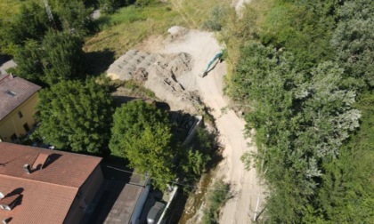 Proseguono i lavori di ripristino e messa in sicurezza dell'alveo del Rio Rocca