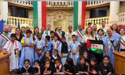 Accolti in Sala del Tricolore 25 piccoli ambasciatori di pace del popolo saharawi