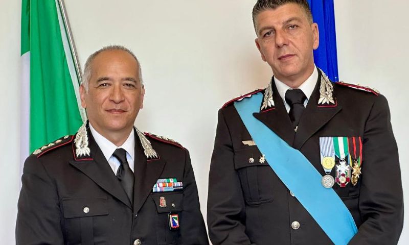 Si è insediato il nuovo Capo Ufficio Comando dei Carabinieri di Reggio Emilia