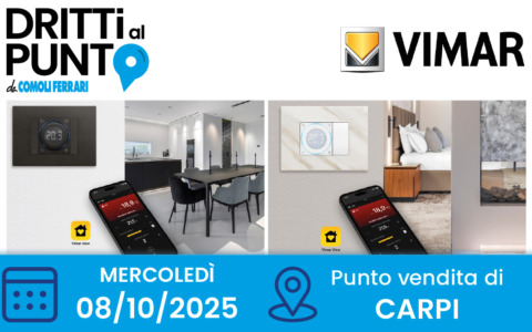 Sei un impiantista? Partecipa a dritti al punto con Vimar