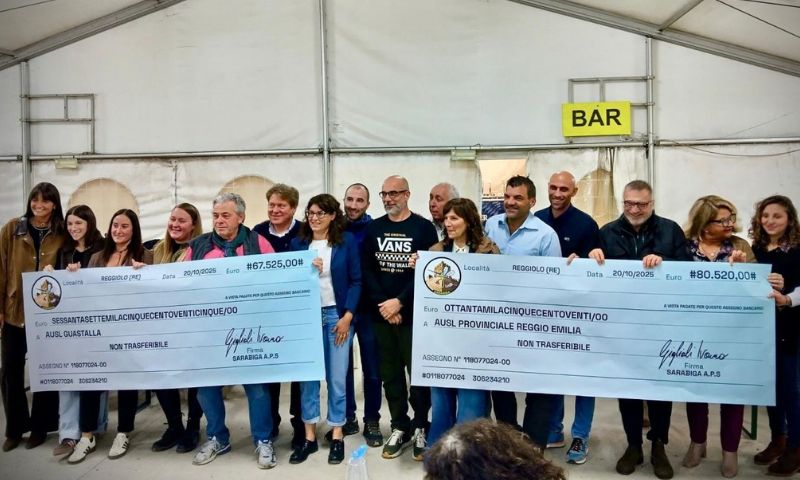Importante donazione dell’associazione “Sarabiga” di Reggiolo