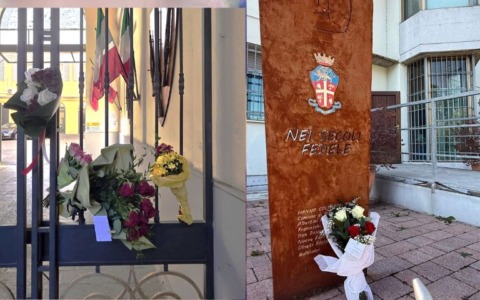 Lutto nazionale per la morte dei tre Carabinieri: molti gesti di affetto e vicinanza anche a Reggio Emilia