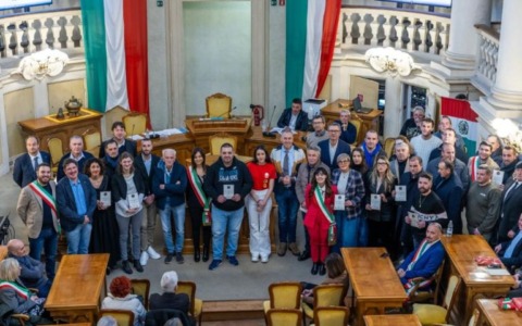 In Sala del Tricolore  le premiazioni delle due nazionali dei formaggi