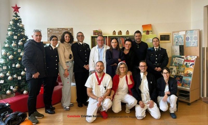 Donazione natalizia della Polizia Penitenziaria al reparto di Pediatria del Santa Maria Nuova