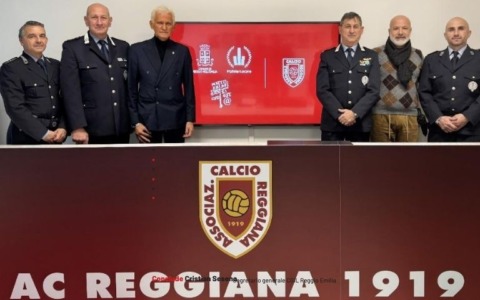 Polizia locale e Reggiana calcio assieme per sensibilizzare sulla sicurezza stradale