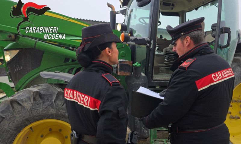 Individuati a Modena 4 albanesi autori di furti di trattori e autovetture  nel reggiano
