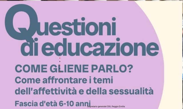 Un incontro per i genitori sui temi dell’affettività e della sessualità