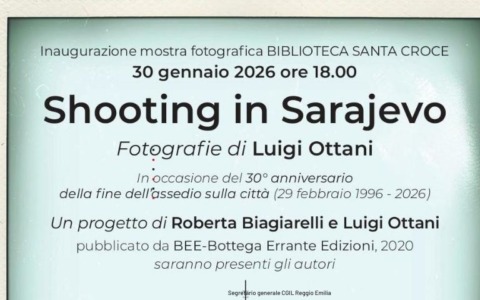 Alla Biblioteca di Santa Croce si inaugura la mostra  “Shooting in Sarajevo”