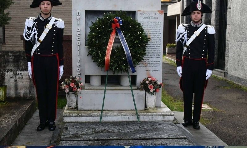 I Carabinieri di Reggio Emilia hanno commemorato Leone Carmana, Medaglia d’Oro al Valore Militare