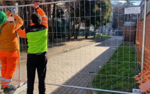 Chiuso il tratto ciclopedonale tra via Chiesi e via IV Novembre