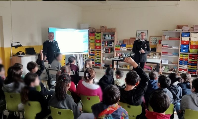 Lezione di legalità per gli scolari di  Scandiano e Viano