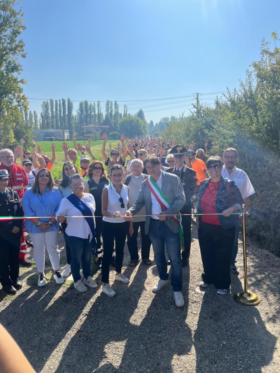 Successo di transito per la pista ciclabile di Canolo