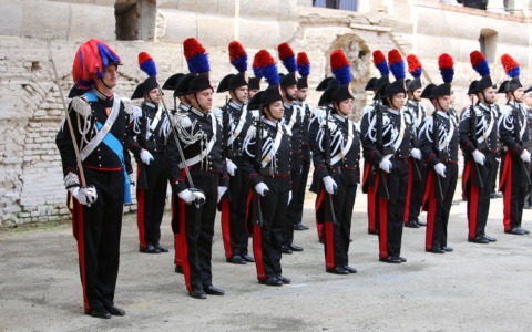 I Carabinieri nei Chiostri di San Pietro per festeggiare i 212 anni di vita della Benemerita
