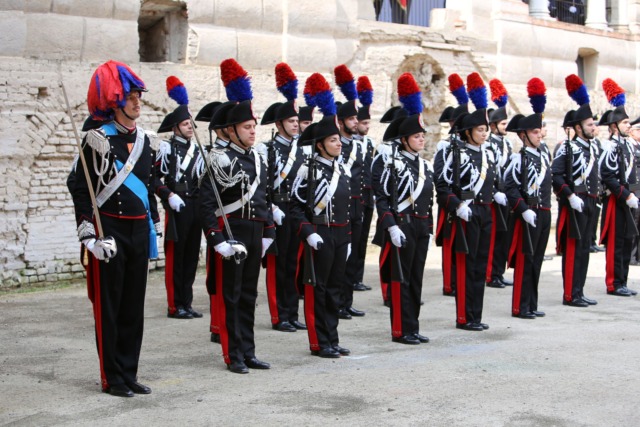 I Carabinieri nei Chiostri di San Pietro per festeggiare i 212 anni di vita della Benemerita