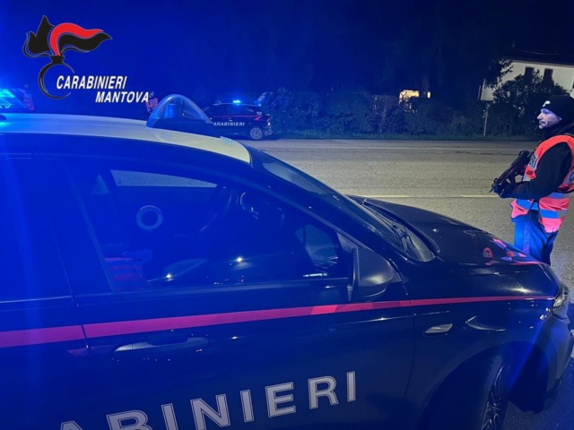 Controlli Carabinieri nel mantovano: tre reggiani denunciati