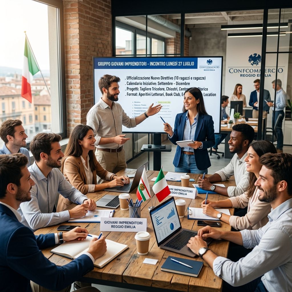I giovani imprenditori reggiani si incontrano