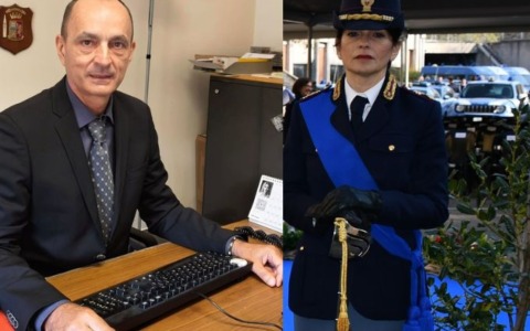 La Questura di Reggio saluta il Primo Dirigente della Polizia di Stato Eleonora Nicolì e il Sovrintendente della Polizia di Stato Paolo Fortesini