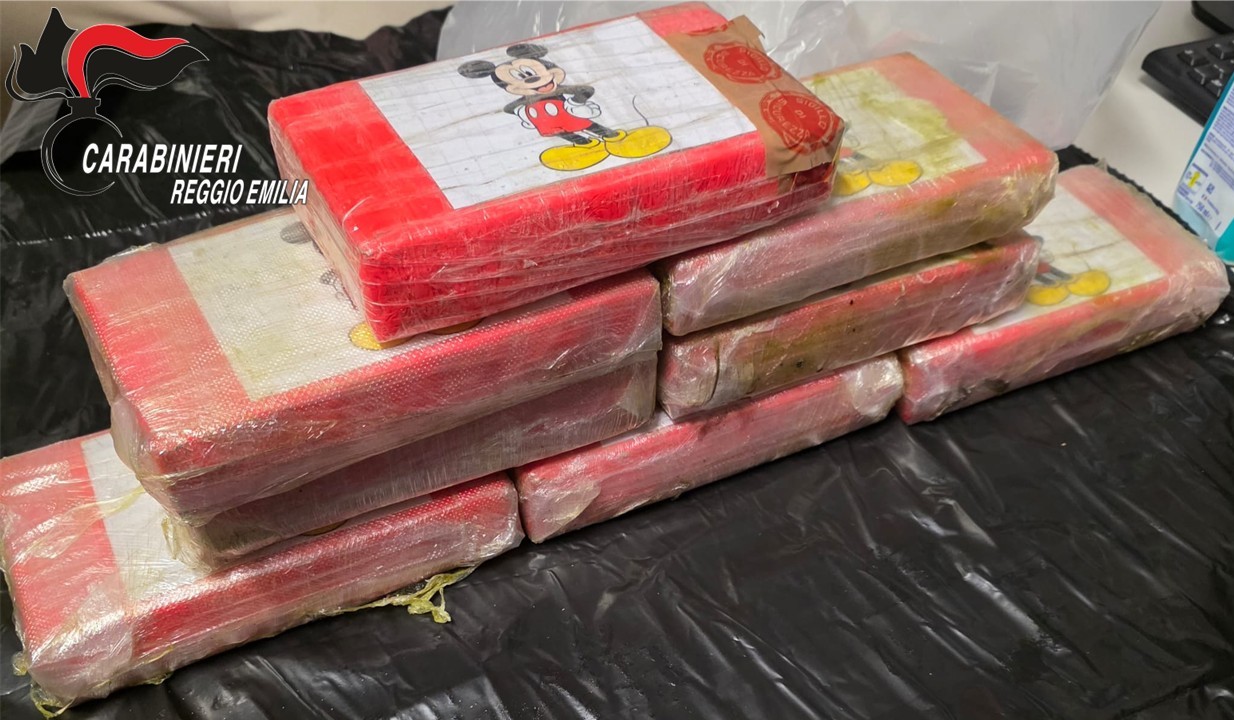 Reggio Emilia crocevia del narcotraffico internazionale con cocaina pura all’80 per cento