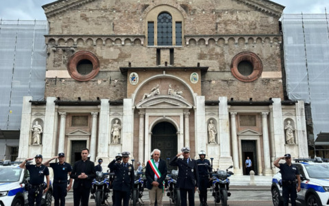 La Polizia locale di Reggio ha reso omaggio a Francesco Imprezzabile