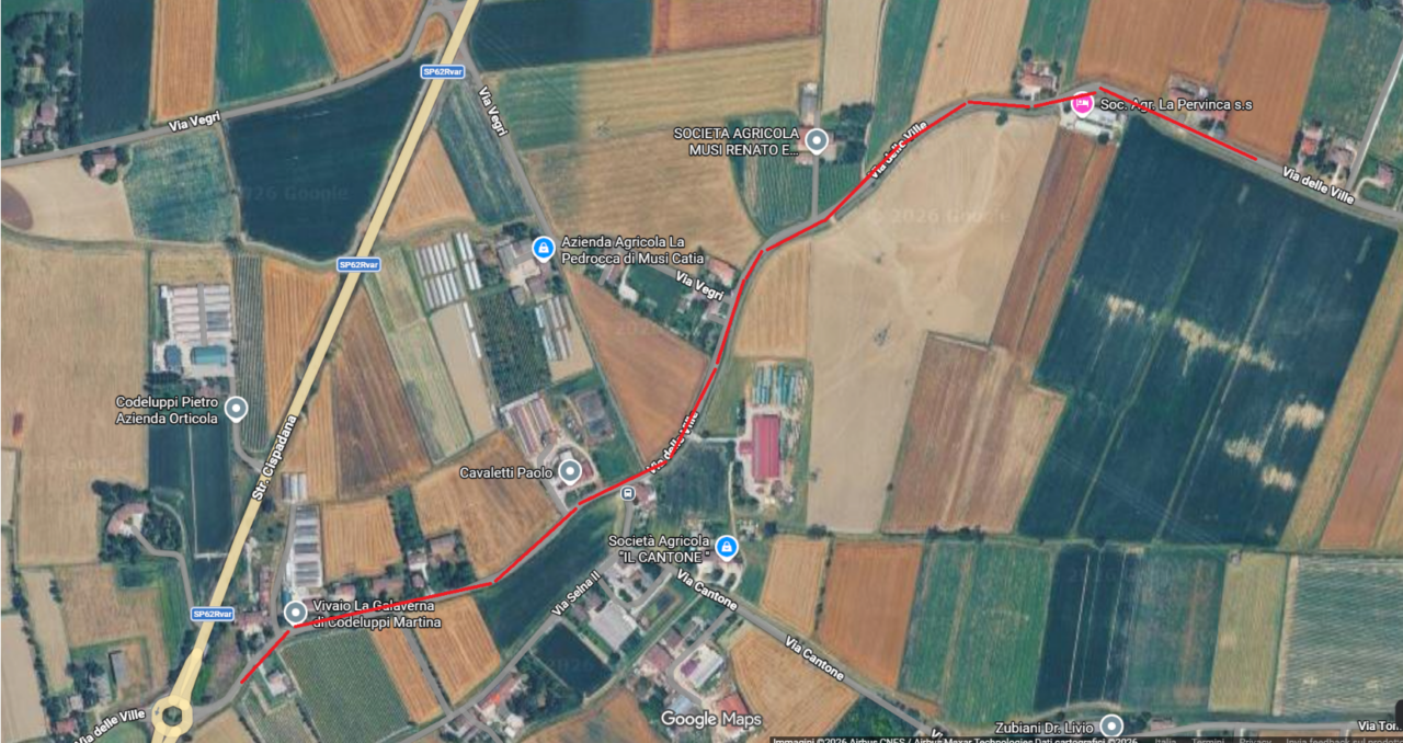 Lavori di asfaltatura in via delle Ville a San Girolamo