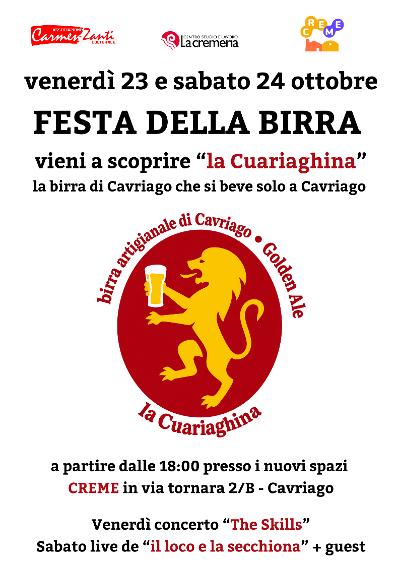 Cavriago avrà la sua birra: si chiamerà Cuariaghina