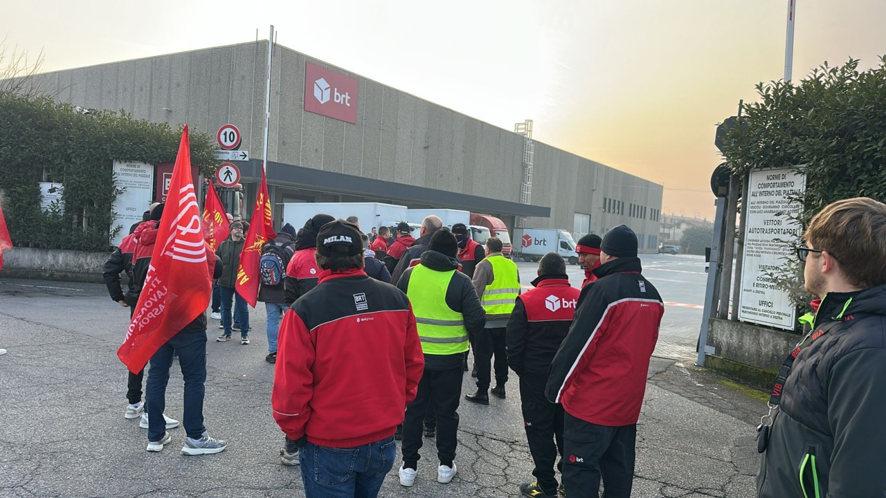 Grande partecipazione al primo sciopero degli appalti BRT