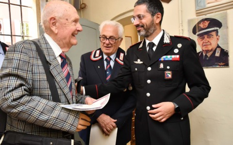 Il Colonnello Pasquale Sasso Iovene in visita all’Associazione Nazionale Carabinieri
